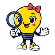 ADHDappi character using a magnifier to inspect a confusing website accessibility result