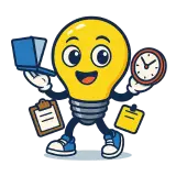 ADHDappi character juggling competing workplace demands while trying to keep systems moving