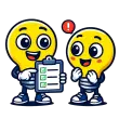 ADHDappi characters using a clipboard to make hidden work and unclear priorities more visible