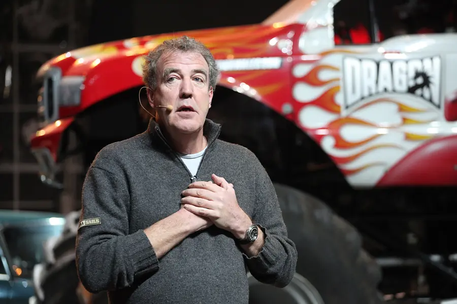 Jeremy Clarkson speaking at Top Gear Live event