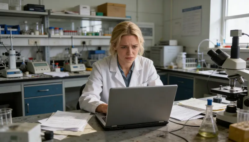 Technician carrying hidden workplace pressure while systems keep running and people rely on them