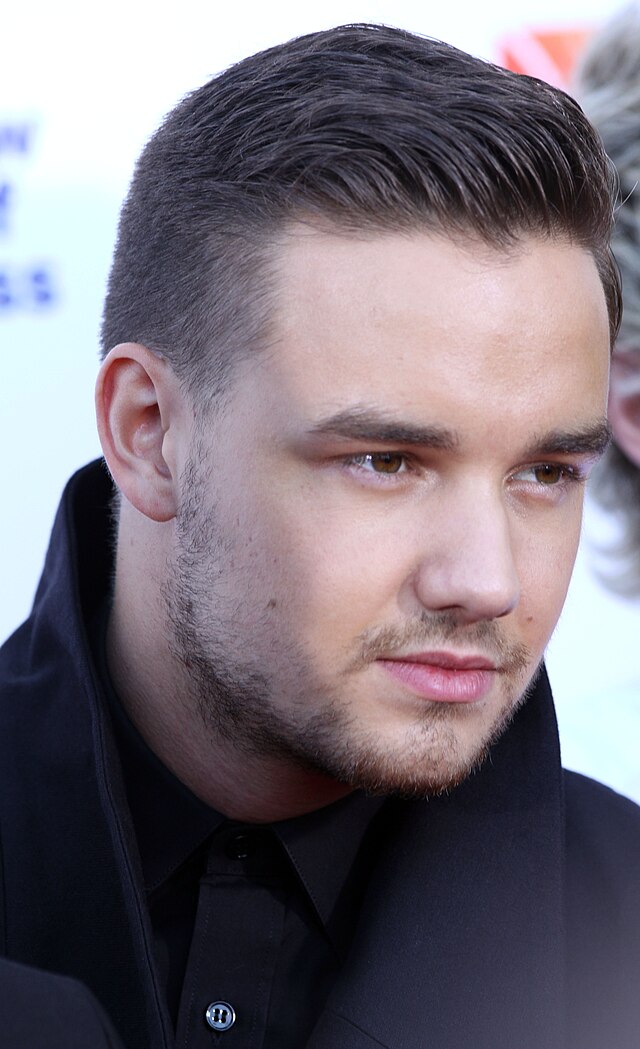 Liam Payne close-up at a public event