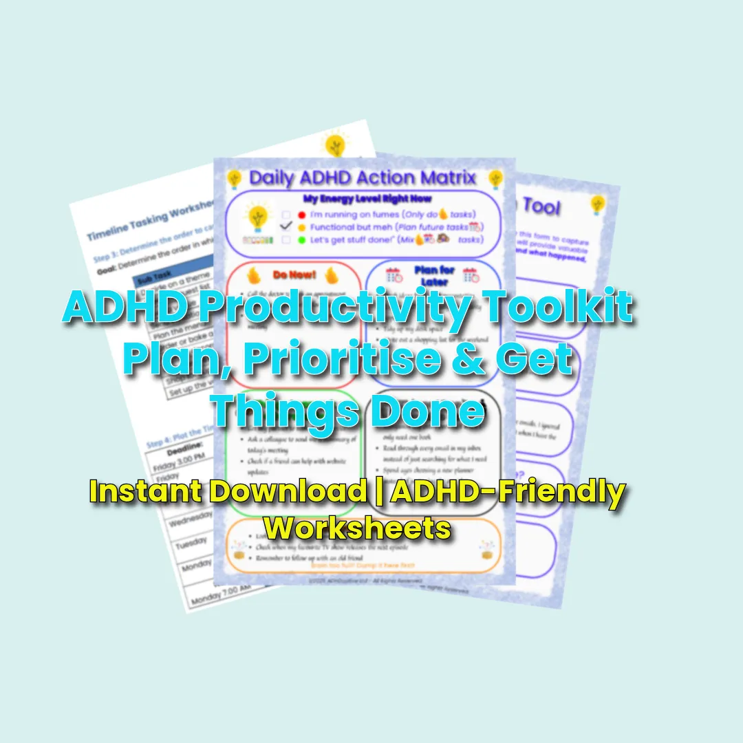 How the ADHD Productivity Toolkit Can Help You Get Things Done featured image
