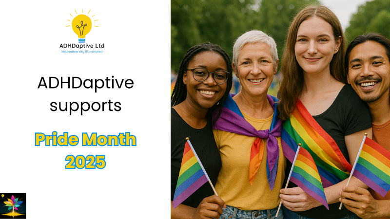ADHDaptive Supports Pride Month 2025: Why It Matters featured image
