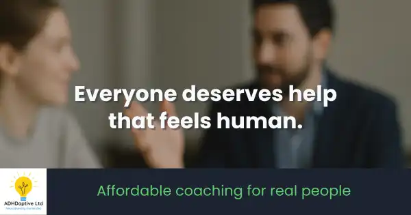 Affordable ADHD Coaching That Feels Human featured image